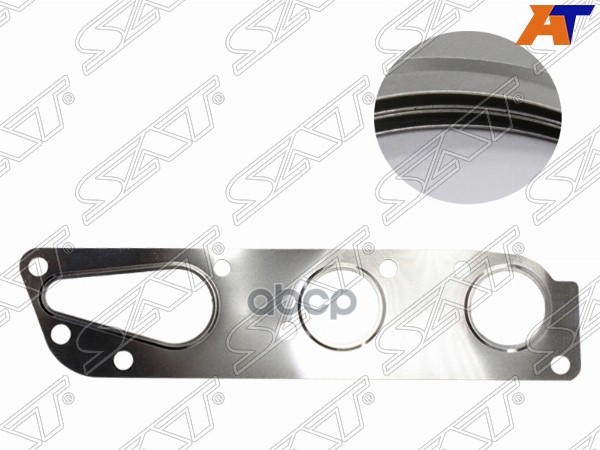 Прокладка выпускного коллектора 4,5,6 цилиндр CHEVROLET EPICA 06-12 X20D1/X20D25 Sat арт. ST-100-0023