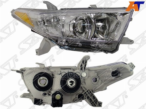 Фара Toyota Highlander 10-13 (Справа/ Галоген/ С электрокорректором) Sat арт. ST-112-1135R