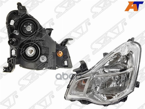Фара Nissan Almera 12-19 / Bluebird Sylphy 05-12 (Спереди/ Слева/ Галоген/ под электрокорректор) Sat арт. ST-115-1119L