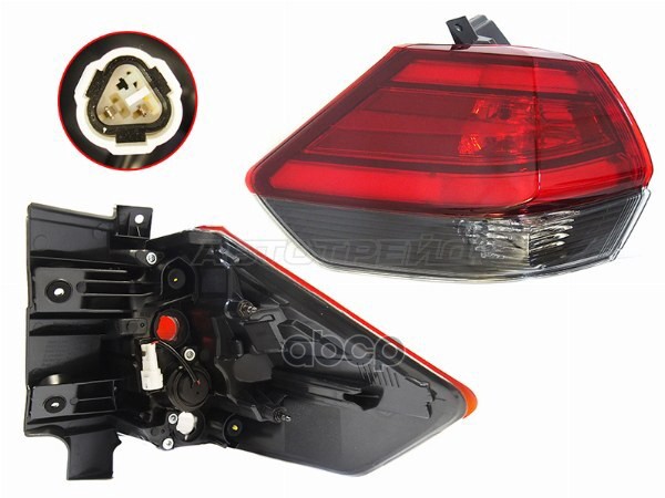 Фонарь Задний Nissan X-Trail 17-22 (Слева) Sat арт. ST-115-19T1L