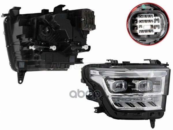 Фара TANK 500 21- (Спереди/ Справа) Sat арт. ST-11-TNK500R