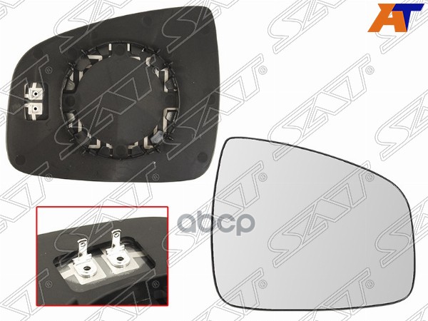Полотно зеркала LADA Largus 12-21 / Renault Duster 10-21 (Справа/ Обогрев/ сферическое) Sat арт. ST-121-0014