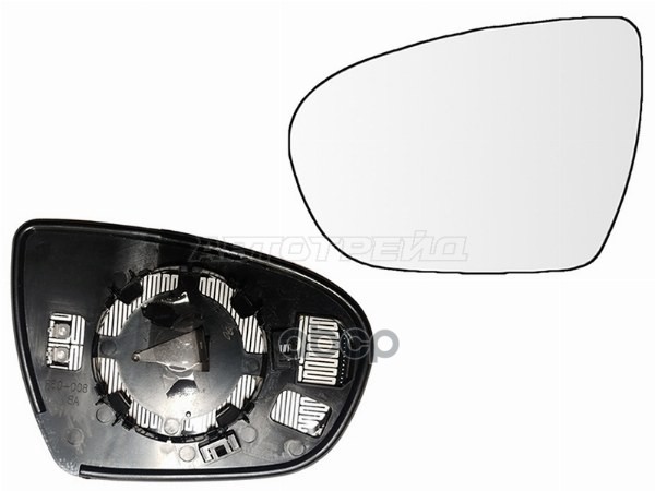 Полотно зеркала Kia Optima 10-16 (Слева/ Обогрев/ сферическое) Sat арт. ST-121-0085