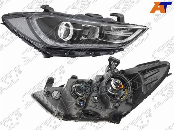 Фара Hyundai Elantra 15-19 (Справа/ Галоген/ ДХО) Sat арт. ST-121-1116DR