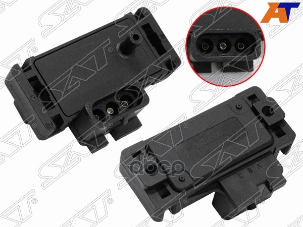 Датчик абсолютного давления Chevrolet Lanos 05-09 / Citroen Berlingo 96-12 Sat арт. ST-12569240