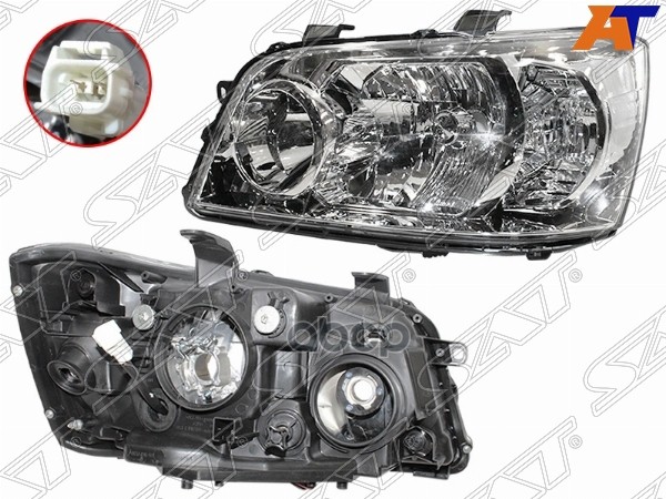 Фара Toyota Highlander 03-07 / Kluger V 03-07 (Слева) Sat арт. ST-13-0051