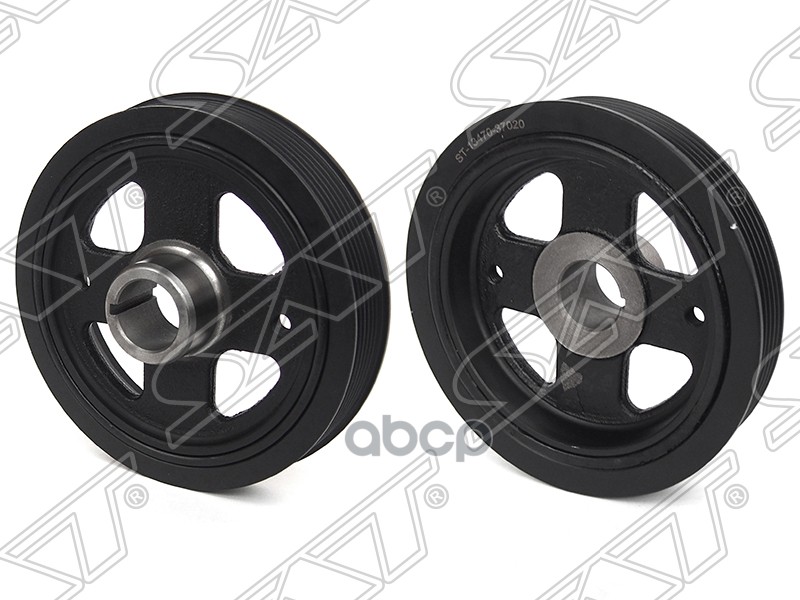 Шкив коленвала TOYOTA AURIS/AVENSIS/COROLLA/AXIO/ALTIS/NOAH/ALLION/PRIUS/RAV4/WISH/YARIS 1ZR/2ZR/3ZR Sat арт. ST-13470-37020