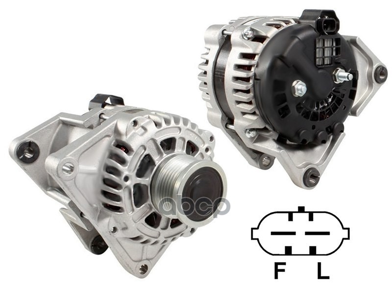 Генератор OPEL ASTRA/INSIGNIA/CHEVROLET AVEO/CRUZE 1.6/1.8 09- 12V 100A Sat арт. ST-13579666N