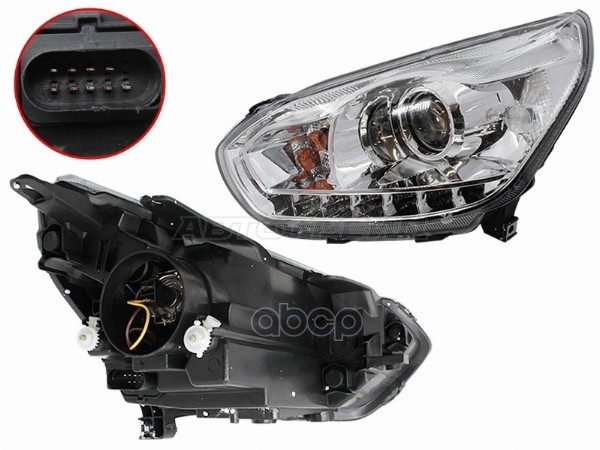 Фара Chery Tiggo T11 13-16 (Слева) Sat арт. ST-13-CHTGT13L