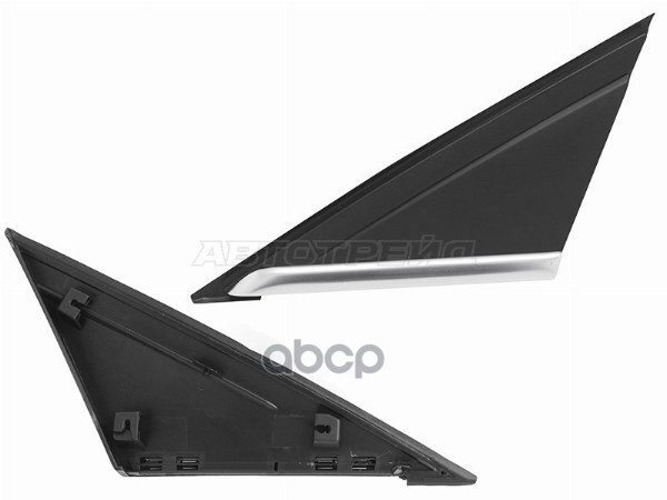 Накладка на крыло Ford Focus 10-19 (Слева/ с хром молдингом) Sat арт. ST-147-0021