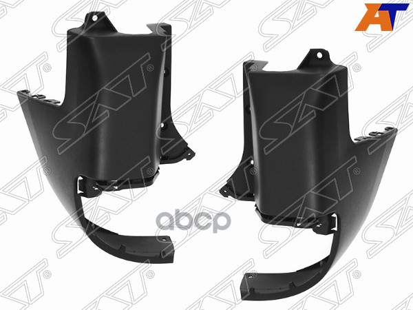 Клык бампера Citroen Berlingo 08-16 / Peugeot Partner 08-22 (Сзади/ (к-т) под 1 заднюю отвесную двер Sat арт. ST-151-0003