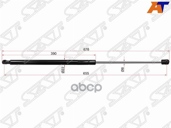 Амортизатор крышки багажника Ford Kuga 08-13 (Справа=Слева) Sat арт. ST-1537538