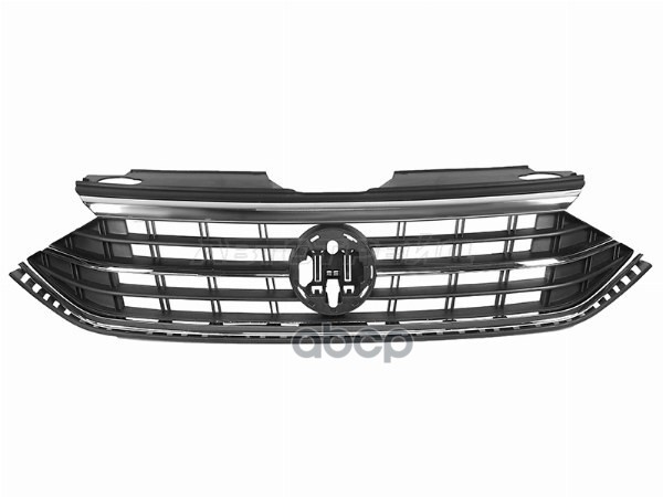 Решетка радиатора Volkswagen Polo 20-22 (комплектация EXCLUSIVE) Sat арт. ST-17-0098