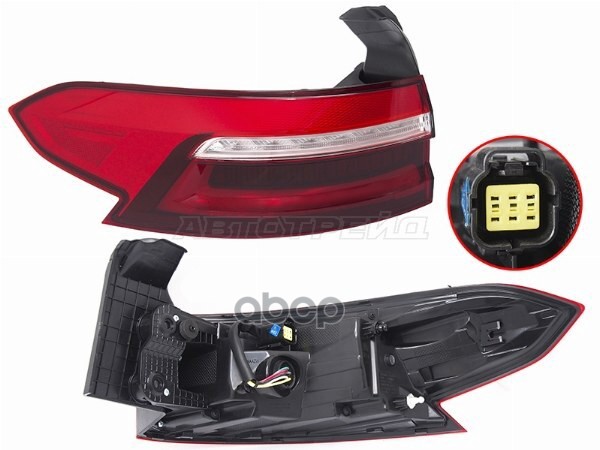 Фонарь задний Haval F7 18-22 / F7x 19-22 (Слева/ LED) Sat арт. ST-18-HVF7L