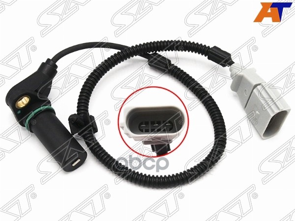 Датчик положения коленвала Volkswagen Touareg 02-10 / Transporter 03-15 Sat арт. ST-193-0054