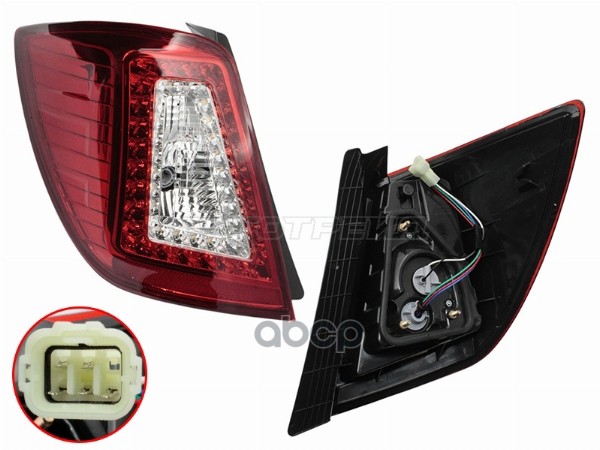 Фонарь задний Lifan X60 12-15 (Слева) Sat арт. ST-19-LFX60L