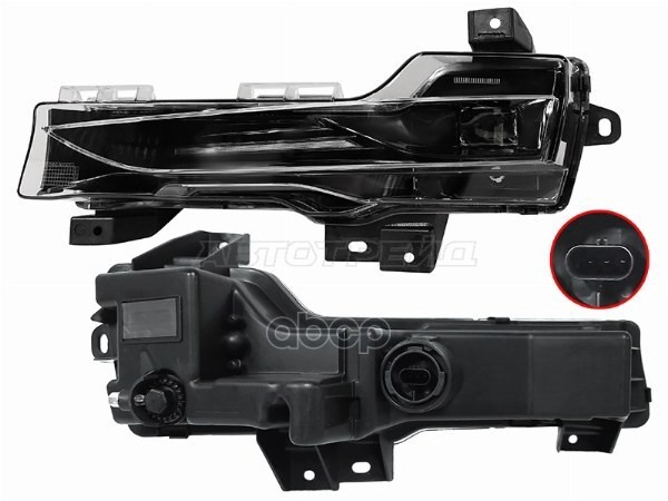 Фара противотуманная (Спереди/ Слева) Tesla Model 3 17-23 / Model Y 19-25 Sat арт. ST-20-TSLMD3-EL