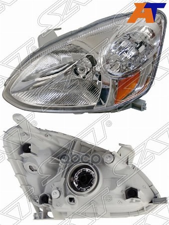 Фара Toyota Echo 02-05 / Platz 02-05 (Слева/ Ручная регулировка) Sat арт. ST-212-11C8L