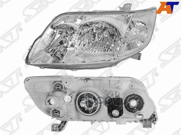 Фара Toyota Corolla Fielder (E120) 04-06 / Corolla JPN (E120) 04-07 (Слева/ Галоген/ под электрокорр Sat арт. ST-212-11G4L