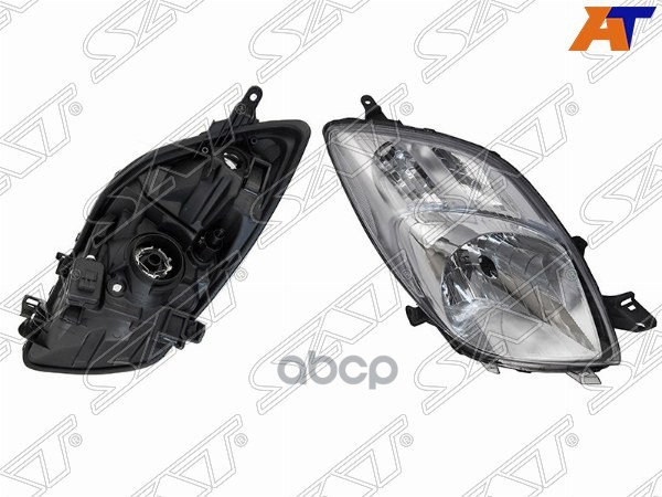 Фара Toyota Vitz 05-07 / Yaris 05-08 (Справа/ С электрокорректором/ 3/5D HBK) Sat арт. ST-212-11L2R