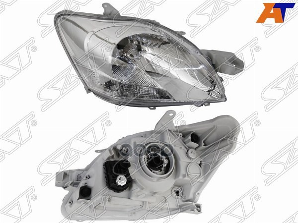 Фара Toyota Belta 05-12 / Yaris 05-13 (Справа/ Галоген/ под электрокорректор/ 4D SED) Sat арт. ST-212-11L4R