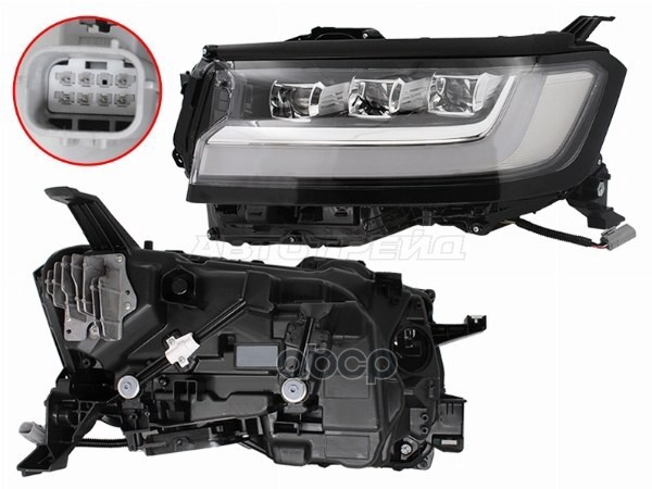 Фара Toyota Land Cruiser (J300) 21- (Слева) Sat арт. ST-212-11LC1L