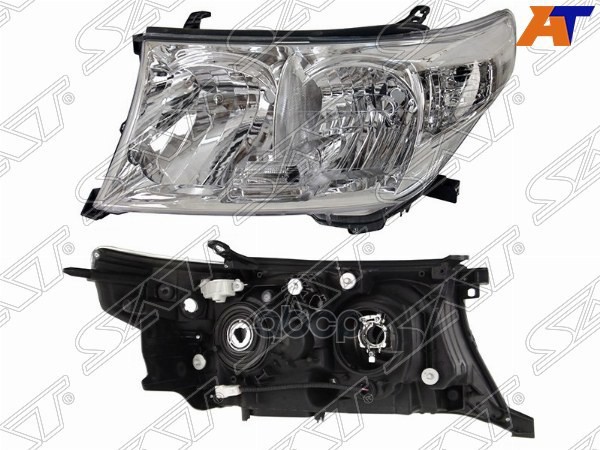 Фара Toyota Land Cruiser (J200) 07-12 (Слева/ Ксенон/Галоген/ под электрокорректор) Sat арт. ST-212-11M1L