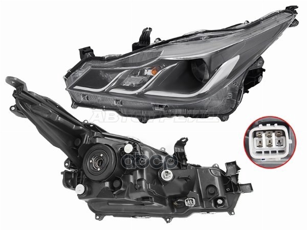 Фара Toyota Corolla (E210) 18-22 (Слева/ Галоген/ С электрокорректором) Sat арт. ST-212-11Y2L