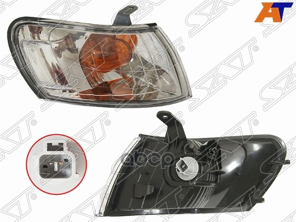 Габарит Toyota Corolla (E100) 97-00 (Справа/ хром) Sat арт. ST-212-15D8R
