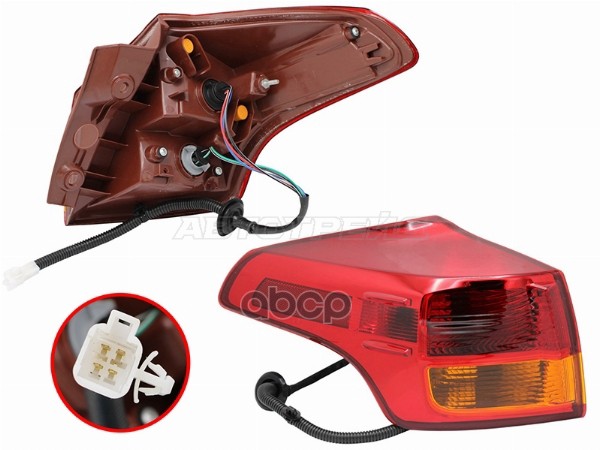 Фонарь задний Toyota RAV4 (XA40) 12-15 (Слева) Sat арт. ST-212-191CL-UE