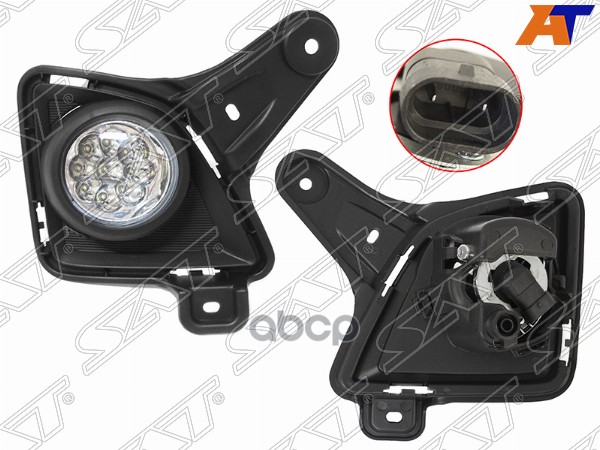 Фара Противотуманная Toyota Hiace/Quantum 10-14 Rh Диодная,С Креплением Sat арт. ST-212-2081DR