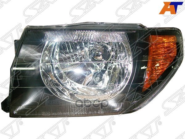 Фара Mitsubishi Pajero iO 98-07 / Pajero Pinin 98-05 (Слева/ Галоген/ Ручная регулировка) Sat арт. ST-214-1162BL