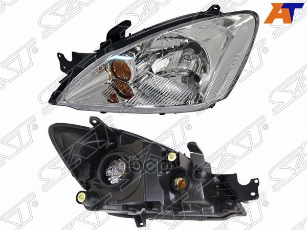 Фара Mitsubishi Lancer 02-10 (Слева/ Галоген/ Ручная регулировка) Sat арт. ST-214-1172L