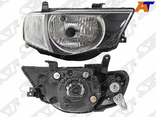 Фара Mitsubishi L200 07-14 / Triton 06-10 (Справа/ Галоген/ Ручная Регулировка) Sat арт. ST-214-1180R-LD-E