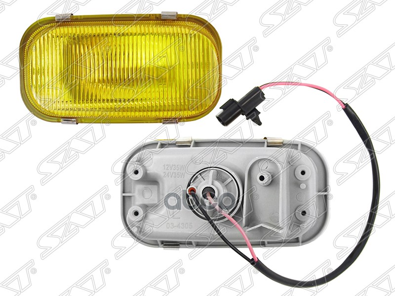 Фара Противотуманная Mitsubishi Canter 94-03 Lh Желтая Sat арт. ST-214-2009L