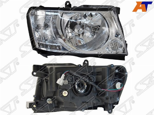 Фара Nissan Patrol 04-10 / Safari 04-07 (Справа/ Галоген/ Ручная регулировка) Sat арт. ST-215-11A2R