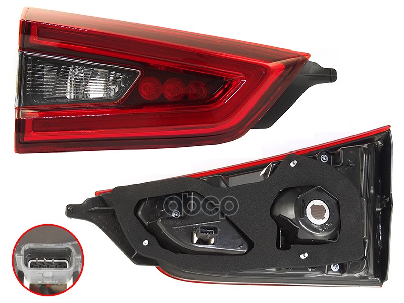 Фонарь в крышку багажника Nissan Qashqai 17-22 (Слева/ LED) Sat арт. ST-215-1331L-UE