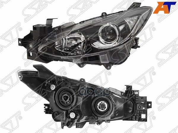 Фара Mazda 3 13-16 / Axela 13-16 (Слева/ Галоген/ С электрокорректором) Sat арт. ST-216-1169L