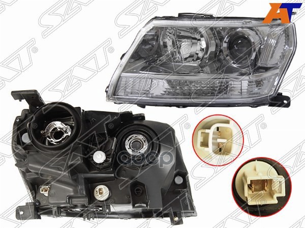 Фара Suzuki Escudo 05-17 / Grand Vitara 05-16 (Слева/ Галоген/ С электрокорректором/ 5D) Sat арт. ST-218-1135L-LDEM