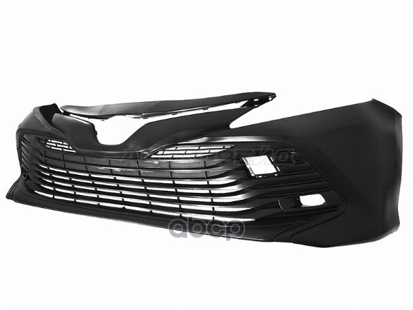 Бампер передний Toyota Camry (XV70) 17-21 / Camry UAE/USA 17-20 (Под ПТФ/ С отверстием под крюк) Sat арт. ST-22-0046