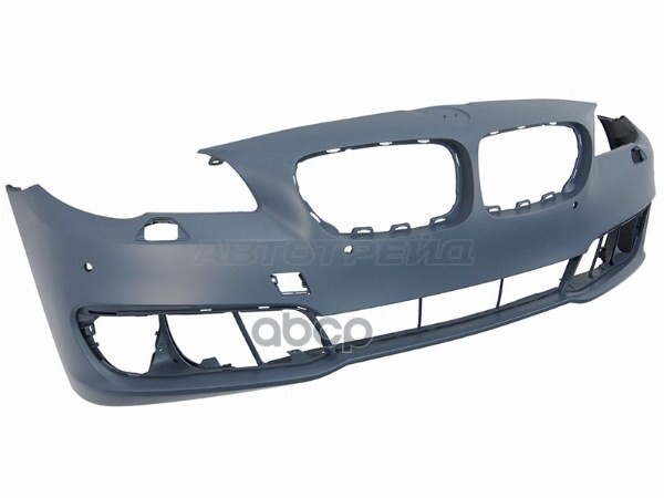 Бампер передний BMW 5-Series 13-17 (Под омыватели фар/ Под ПТФ/ Под сонары(парктроники)/ С отверстие Sat арт. ST-22-0139