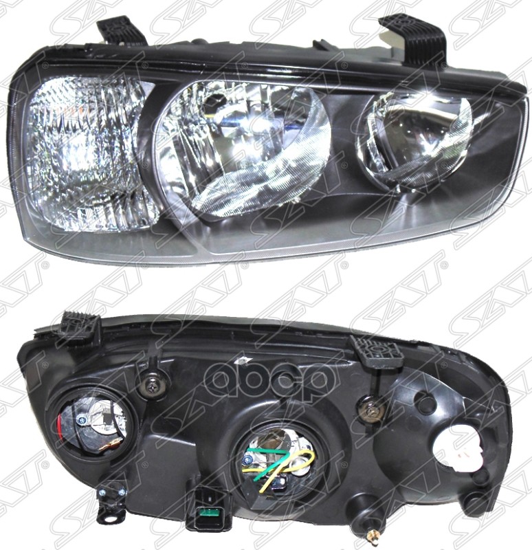 Фара Hyundai Elantra 00-03 (Справа/ Чёрная) Sat арт. ST-221-1126BR-LD-E2