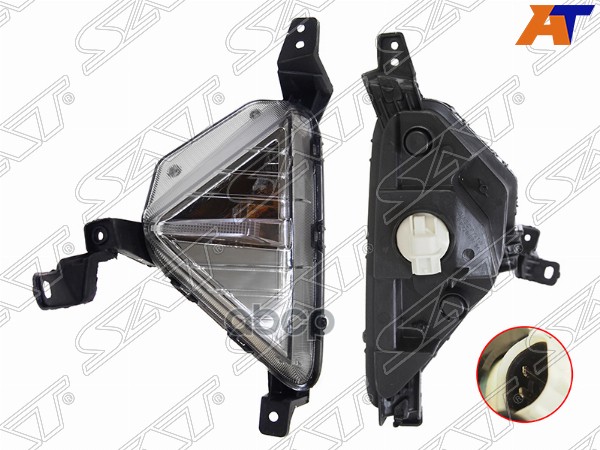 Поворот Hyundai Elantra 18-20 (Слева/ В бампер) Sat арт. ST-221-2064L