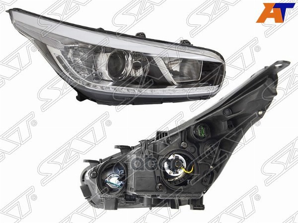 Фара Kia Ceed 12-18 (Справа/ ДХО/ С электрокорректором) Sat арт. ST-223-1149RMLDEM2