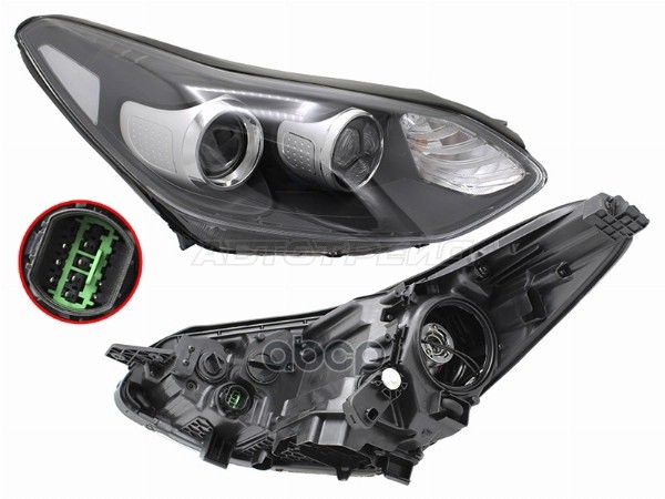 Фара Kia Sportage 15-19 (Справа/ LED/Галоген/ С электрокорректором) Sat арт. ST-223-1162R-LDXM2