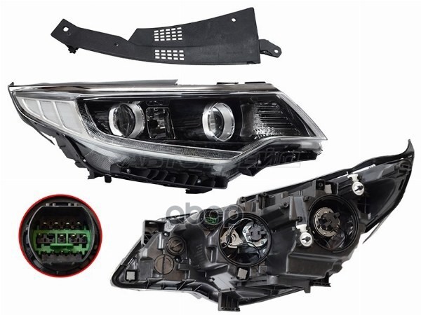 Фара Kia Optima 16-18 (Справа/ Галоген/ ДХО/ GT) Sat арт. ST-223-1163R-MLDEM2