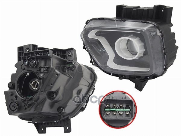 Фара Kia Soul 19-22 (Слева) Sat арт. ST-223-1188L