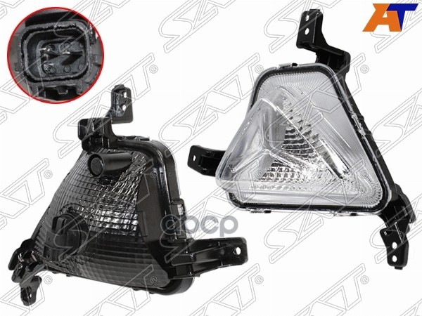 Фара противотуманная (Слева) Kia Rio X-Line 20-22 / Solaris KRX 24- Sat арт. ST-223-19R20L