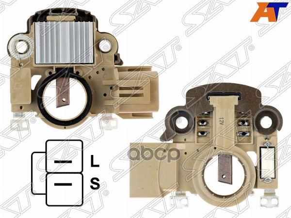 Реле-регулятор напряжения генератора NISSAN ALMERA N16 00-/PRIMERA 99-02 QG18DE/QG15DE Sat арт. ST-23215-4M510