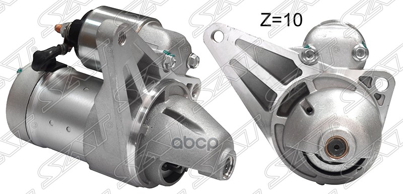 Стартер Nissan AD 99-08 / Primera 01-08 / Serena 99-05 / Wingroad 99-05 (1,2 kW/ Z=10/ (длинное ухо Sat арт. ST-23300-6N200
